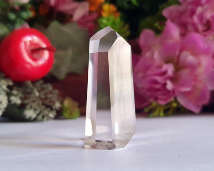 Ponta de Cristal de Alta Pureza 5cm