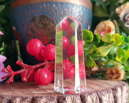 Ponta de Cristal de Alta Pureza 5cm