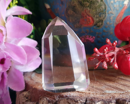 Ponta de Cristal de Alta Pureza 4cm