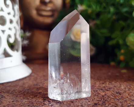 Ponta de Cristal de Alta Pureza 4,5cm