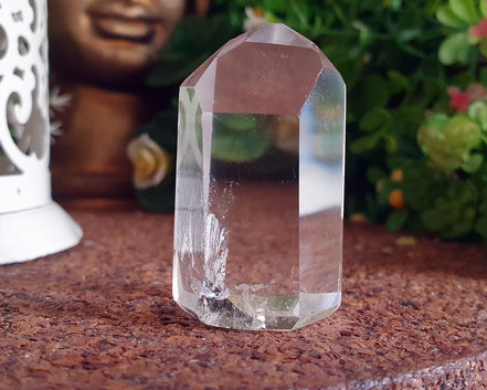 Ponta de Cristal de Alta Pureza 4cm