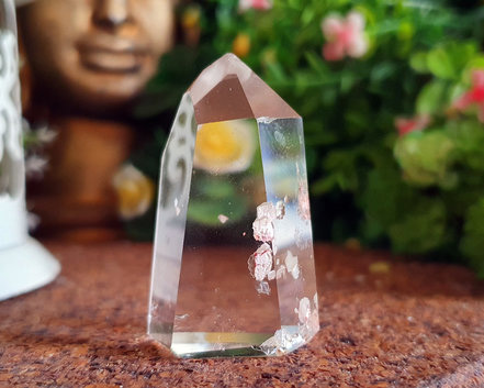 Ponta de Cristal de Alta Pureza 4cm