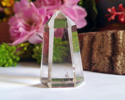 Ponta de Cristal de Alta Pureza  4,5cm