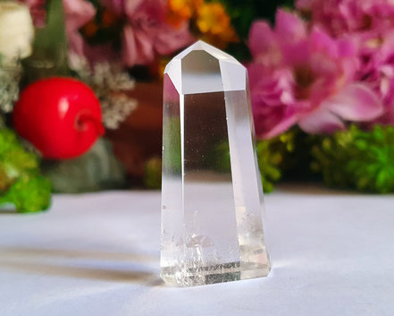Ponta de Cristal de Alta Pureza  5cm