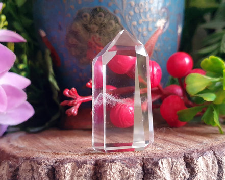 Ponta de Cristal de Alta Pureza  4,5cm