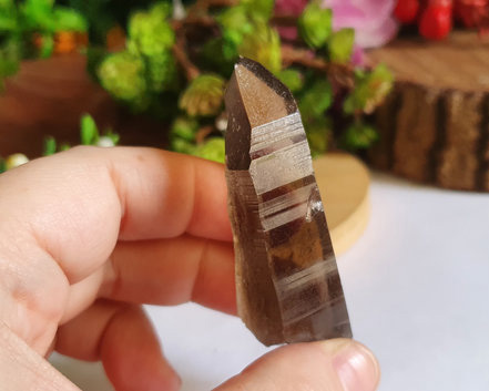 Ponta de Cristal Lemúria Fumê Especial