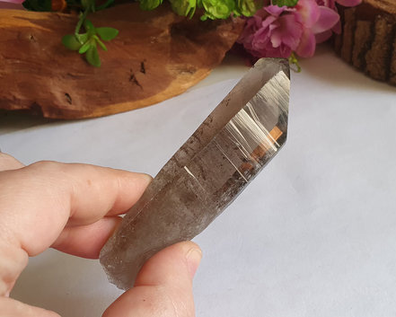 Ponta de Cristal Lemúria Fumê Especial
