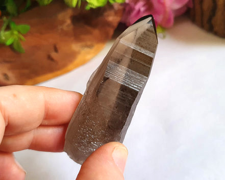 Ponta de Cristal Lemúria Fumê Especial