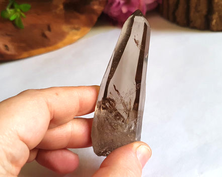 Ponta de Cristal Lemúria Fumê Especial