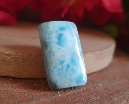 Larimar Cristalizada Lapidada 6g