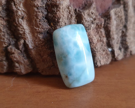 Larimar Cristalizada Lapidada 5g