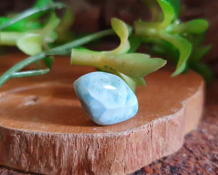 Larimar Cristalizada Lapidada 2g