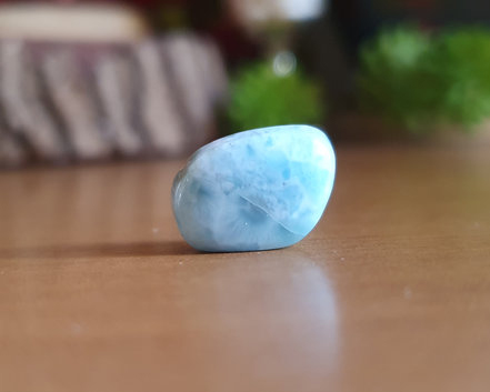 Larimar Cristalizada Lapidada 2g