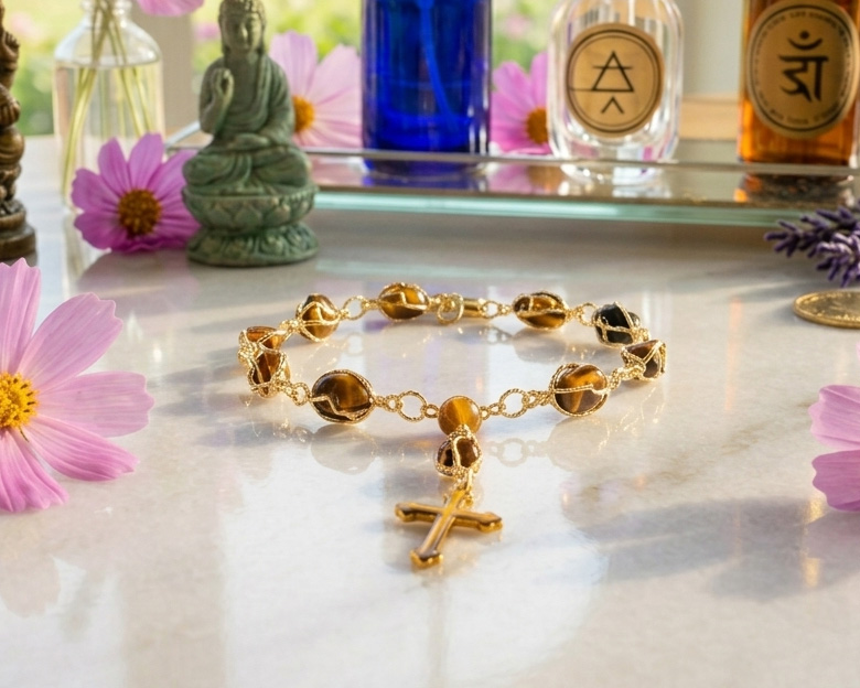 Pulseira de Olho de Tigre 