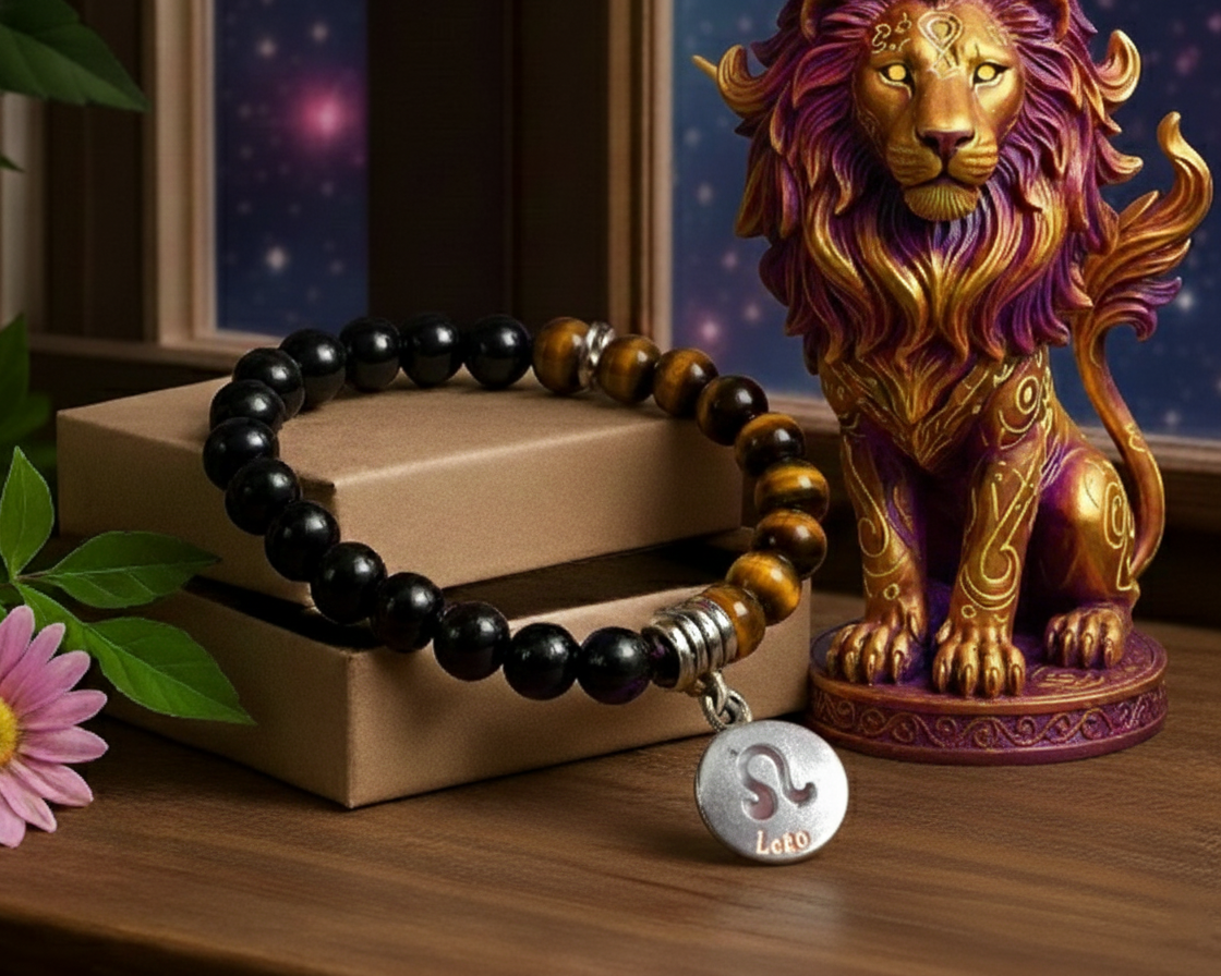 Pulseira Pedras do Signo de Leão 