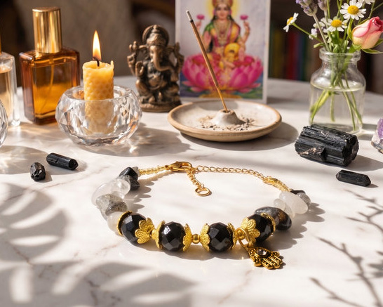 Pulseira de Turmalina Negra- The Hand Shield