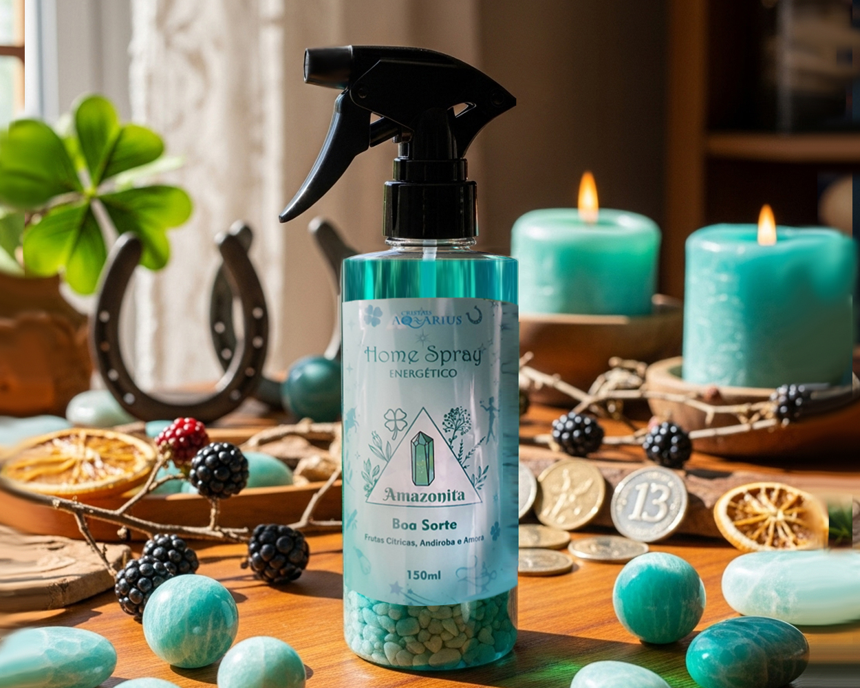 Home Spray de Amazonita - Boa Sorte 150 ml