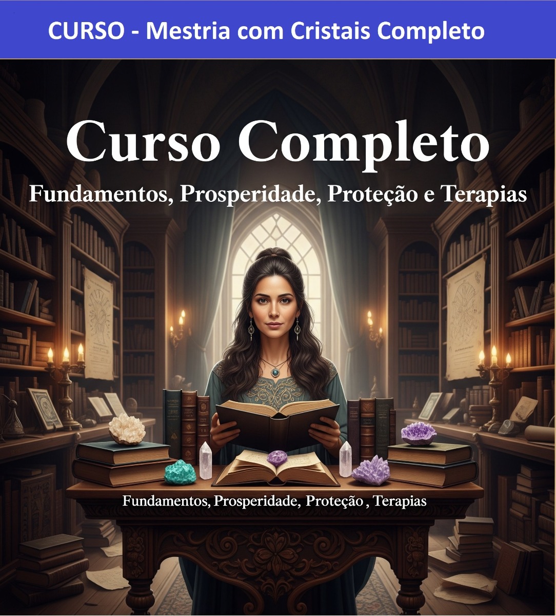 Ouro - Diversos - Curso Completo: Mestria com Cristais e Comunidade -4