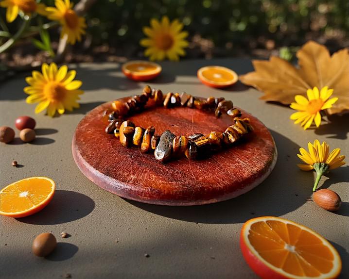 Pulseira de Olho de Tigre