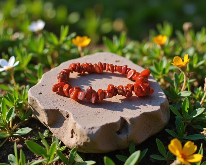 Pulseira de Jaspe Vermelho (1 Unidade)