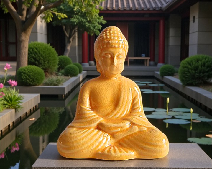 Imagem de Buda em Cerâmica