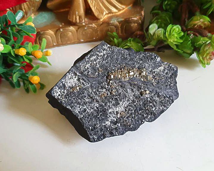 Shungita com Pirita 124g