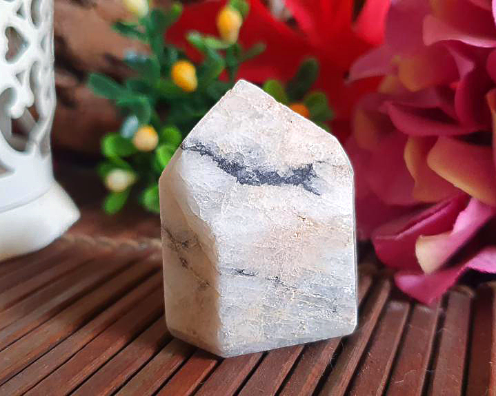 Ponta de Água Marinha Cristalizada 48g