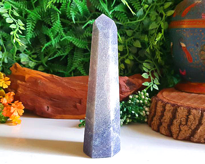 Ponta de Quartzo Azul  164g