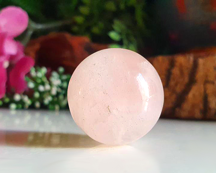 Esfera de Quartzo Rosa  31g