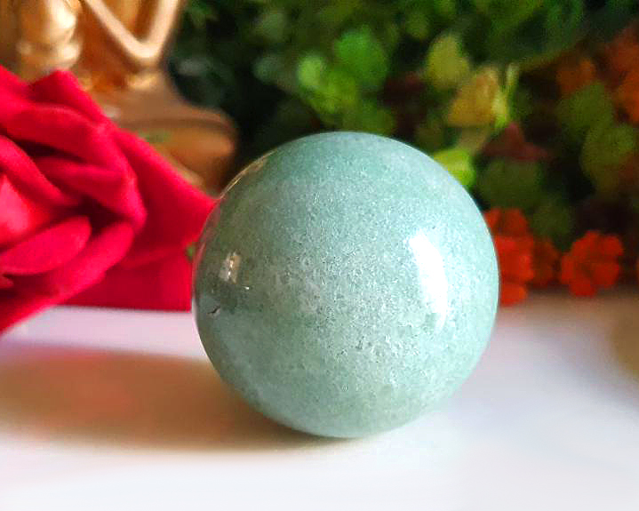 Esfera de Quartzo Verde 114g