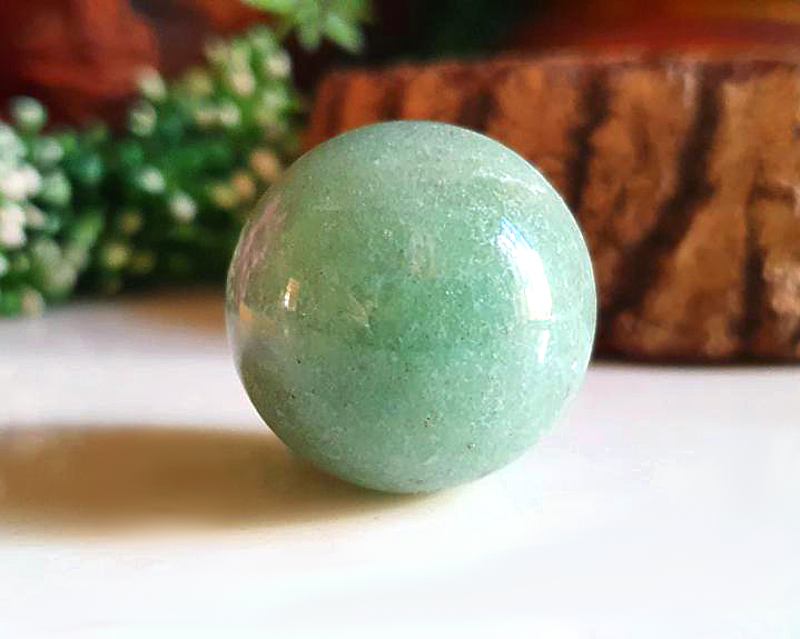 Esfera de Quartzo Verde 35g