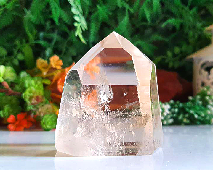 Ponta de Cristal Citrinada de Alta Pureza  203g