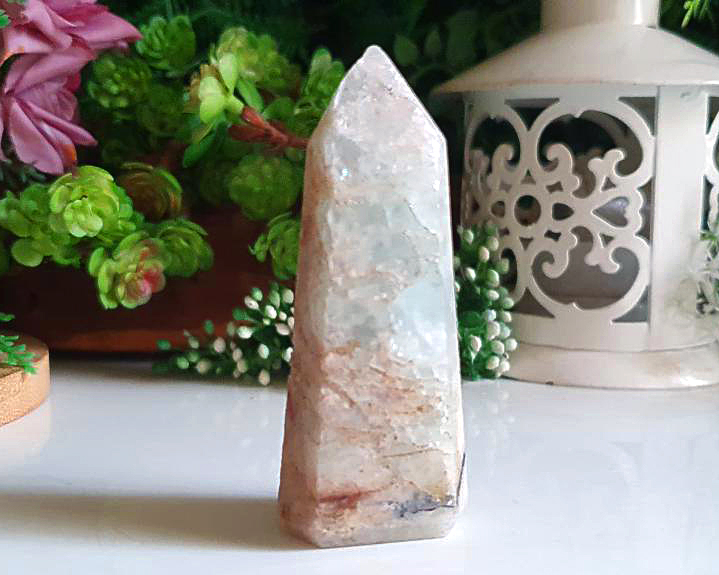 Ponta de Água Marinha Cristalizada 52g