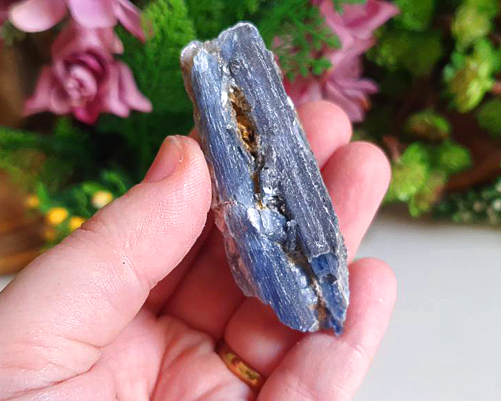 Cianita Azul Cristalizada Especial  77g