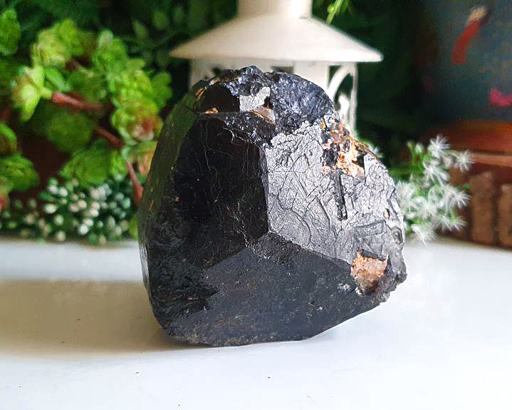 Turmalina Negra Cristalizada com Terminação Natural (RARO) 460g