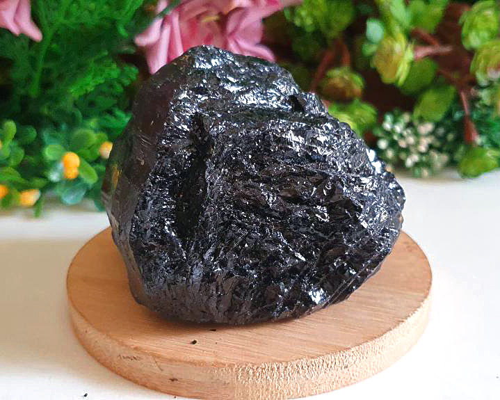 Turmalina Negra Cristalizada com Terminação Natural (RARO)  487g