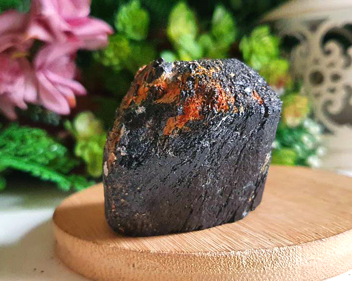 Turmalina Negra Cristalizada com Terminação Natural (RARO) 123g