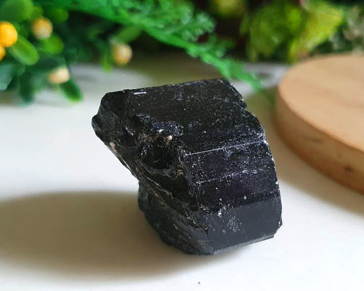 Turmalina Negra Cristalizada com Terminação Natural (RARO) 43g