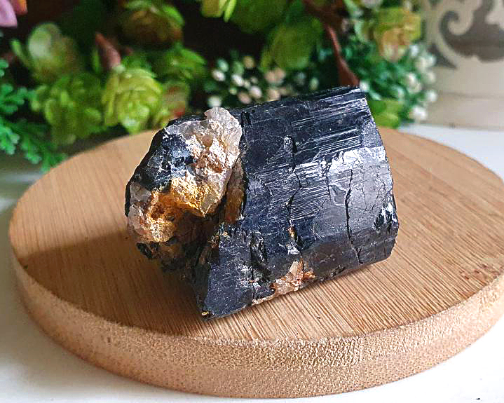 Turmalina Negra Cristalizada com Terminação Natural (RARO) 60g