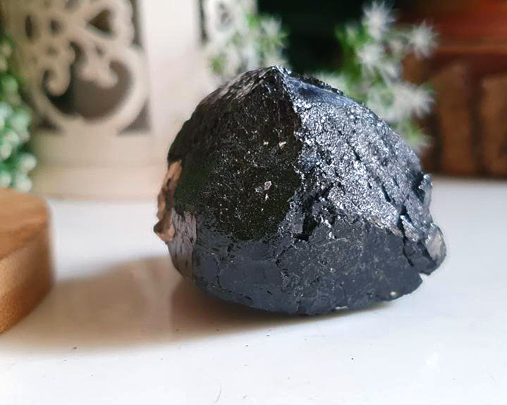 Turmalina Negra Cristalizada com Terminação Natural (RARO) 74g