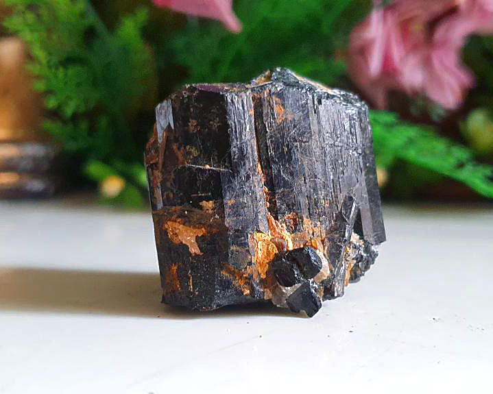 Turmalina Negra Cristalizada com Terminação Natural (RARO) 78g