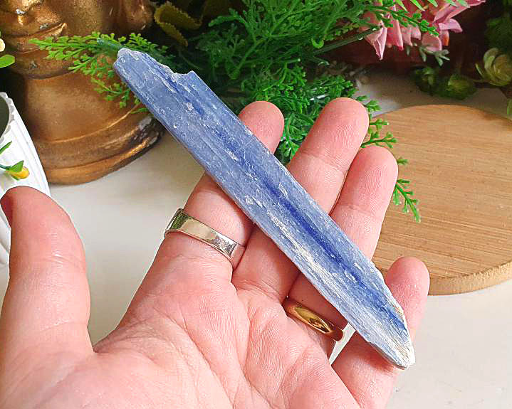 Cianita Azul - Bruta - Espada de Cianita Azul Cristalizada Especial 30g -2