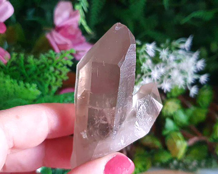 Drusa  de Quartzo Fumê 53g