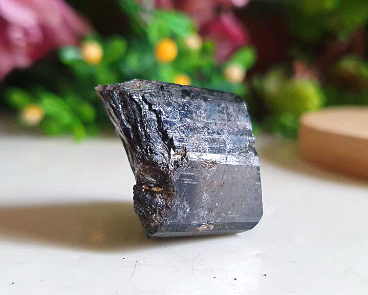 Turmalina Negra Cristalizada com Terminação Natural 22g