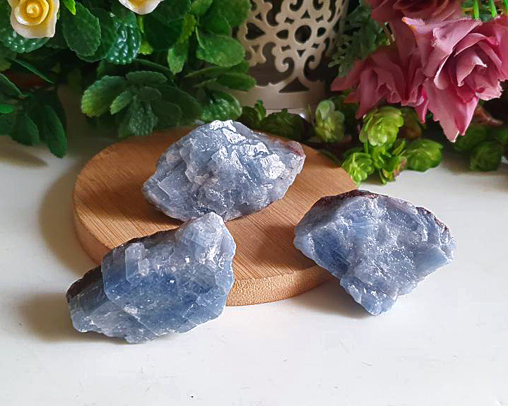 Kit de 3 Calcitas Azuis Especial  116g