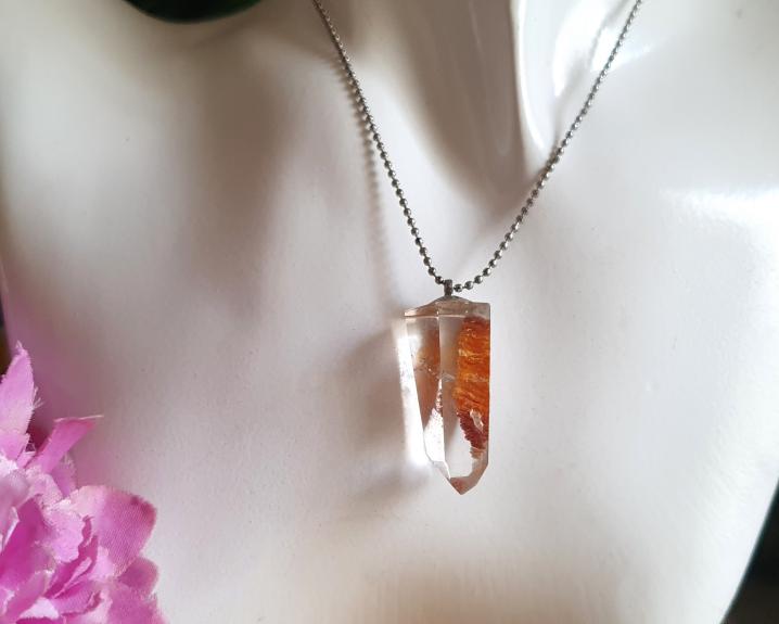 Colar de Cristal Xamã Vermelho- Wild Fire