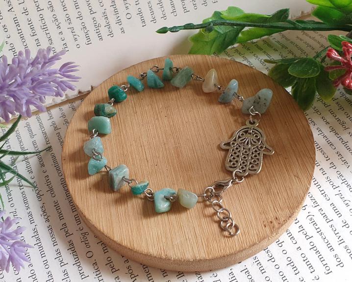 Pulseira de Amazonita- Toque de Sorte