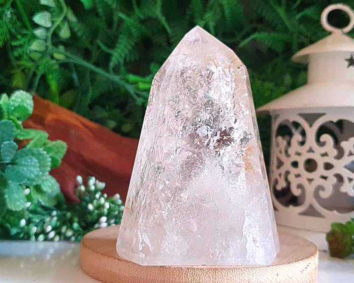 Ponta de Cristal Citrinado 217g