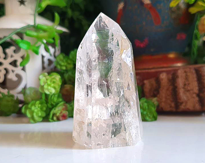 Ponta de Cristal Citrinado 111g