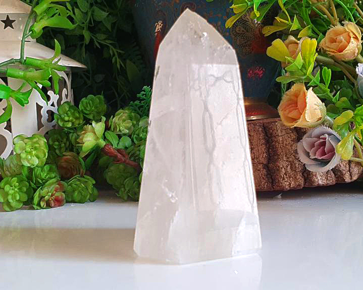 Ponta de Cristal Citrinado  167g